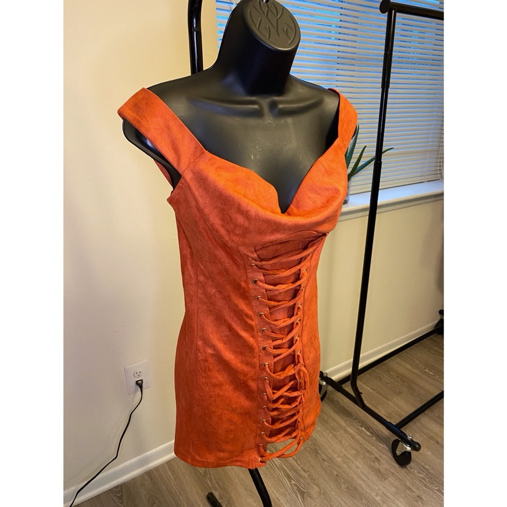 Orange Rust Dress